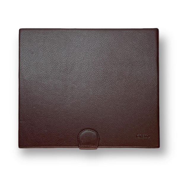 Humidor de viaje Credo de piel marrón - Imagen 3