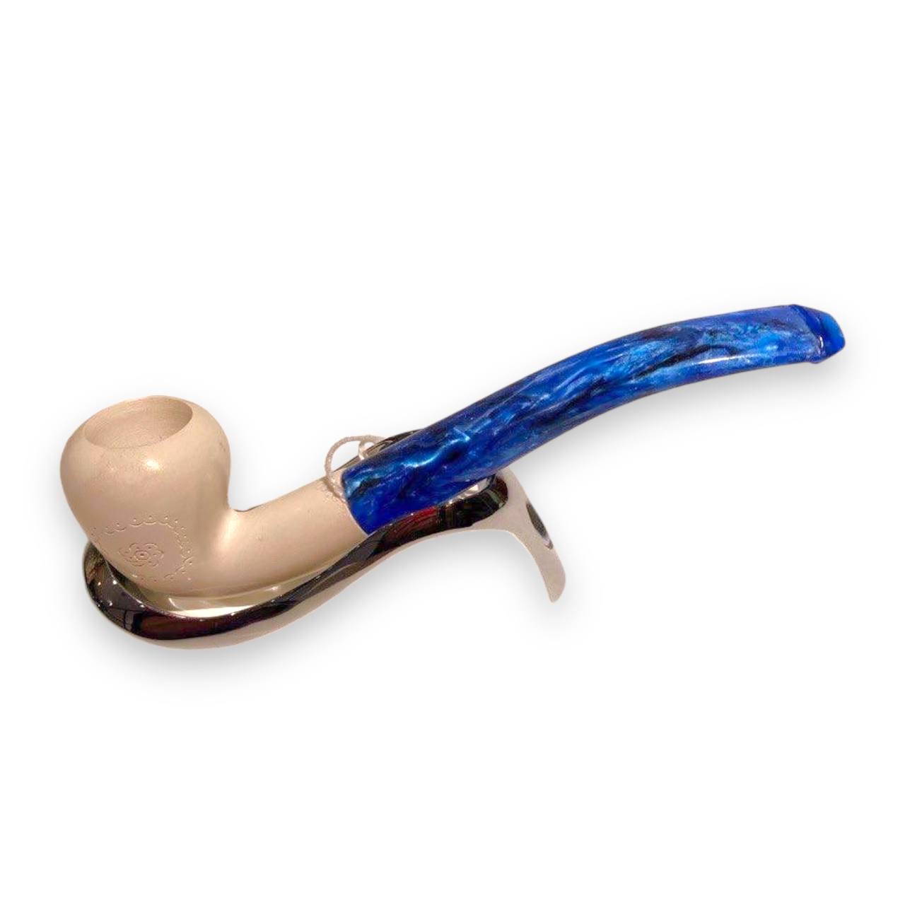 Pipa Cigar Specialist Espuma de Mar lisa (azul)