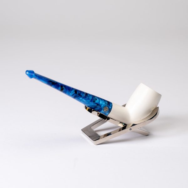 Pipa Cigar Specialist Espuma de Mar lisa (azul) - Imagen 2